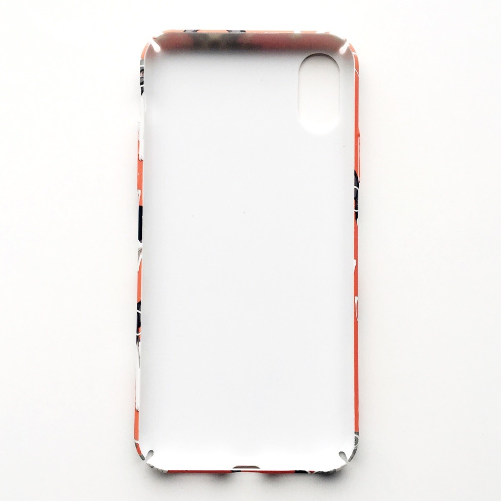 NEW iPhone X Case Red Bulldog Frenchie Glasses - Picture 4 of 5